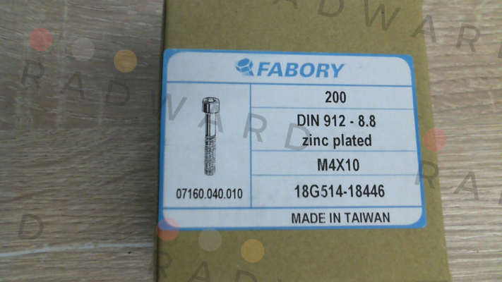 Fabory-07160.040.010 (pack x200) price