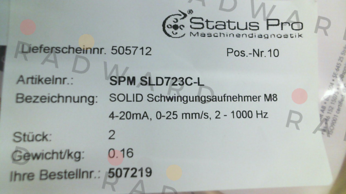 SPM Instrument-SLD723C-L price