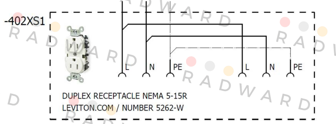 Leviton-252-05262-00w - NEMA 5-15R  price