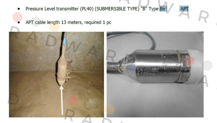 HANLA LEVEL-PL-40-I "B"  price