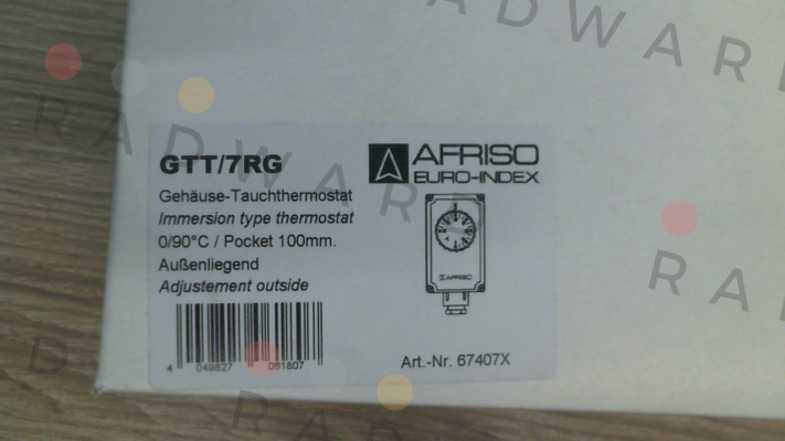 IMIT (Afriso)-Nr.: 67407X Type: GTT/7RG 0/90°C 100mm price