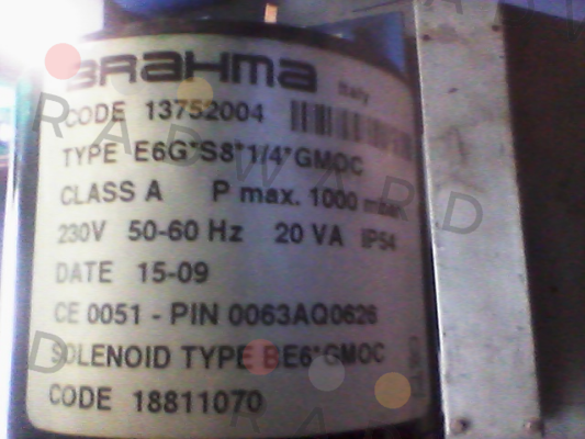 Brahma-E6G*S8 R1/4" B/BE6*GMOC (81.00110) (stock) price