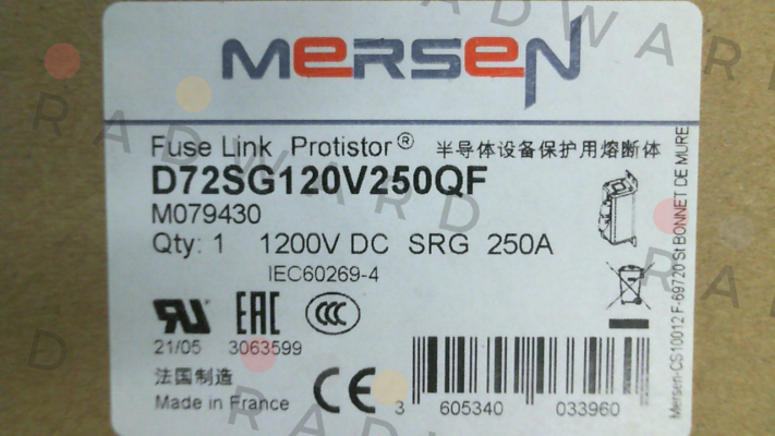 Mersen-D72SG120V250QF (M079430) price