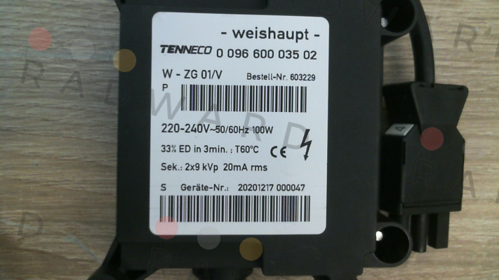 Weishaupt-603 228 price