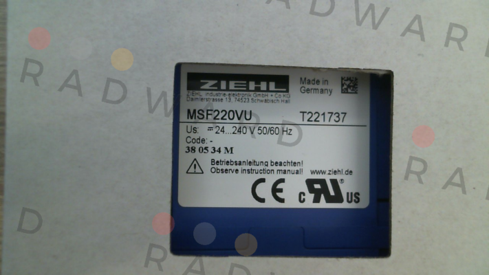 Ziehl-T221737 / MSF220VU price