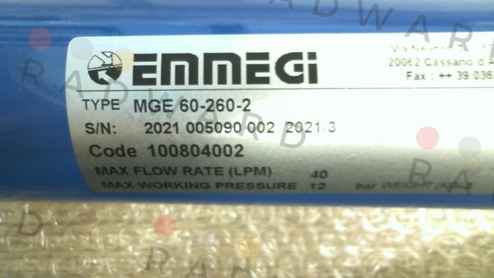 Emmegi-MGE 60-260-2 price