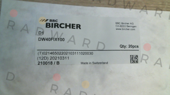 Bircher-210018 / DW40 price