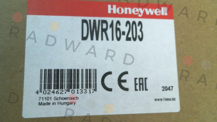 FEMA-DWR16-203 price