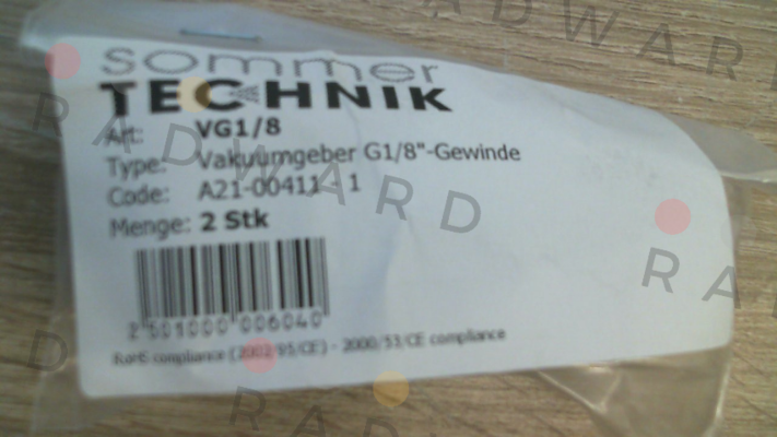 Sommer Technik-VG1/8 price