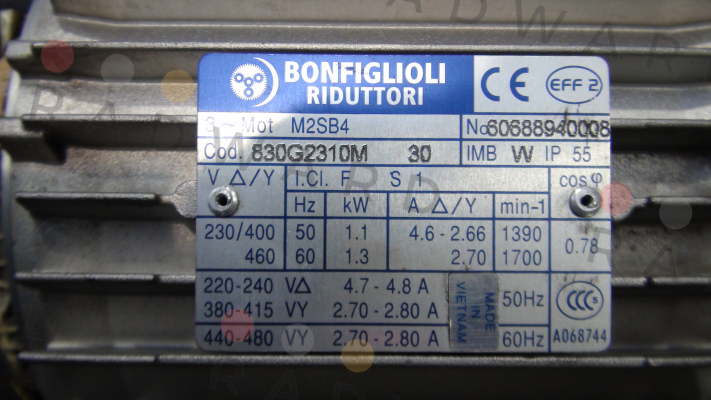 Bonfiglioli-reducer for M2SB4, Nr:60688940008 price