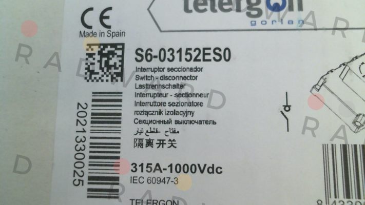 Telergon-S6-03152ES0 price