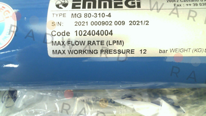 Emmegi-102404004 / MG 80-310-4 4pass price