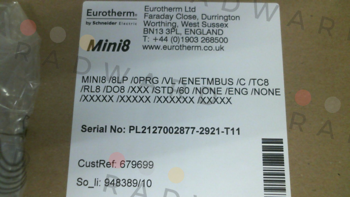 Eurotherm-MINI8/8LP /0PRG /VL /ENETMBUS /C /TC8 /RL8 /DO8 /XXX /STD /60 /​NONE /ENG /NONE /XXXXX /XXXXX /XXXXXX /XXXXX price