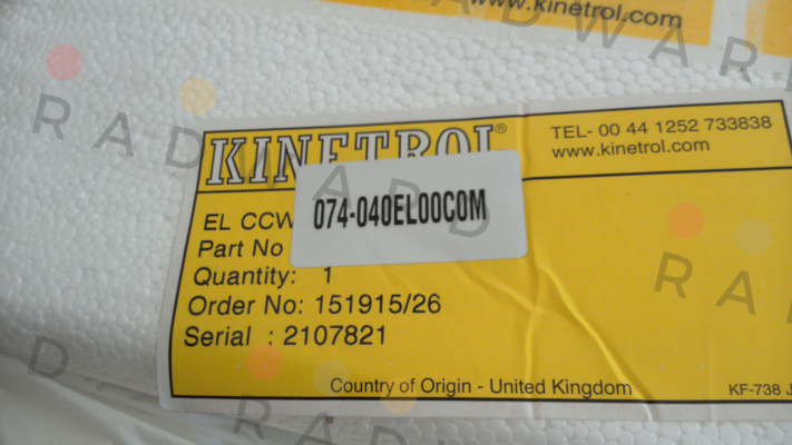 Kinetrol-074-040EL00C0M price