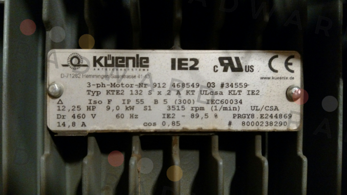 Küenle-KTE2 132 SX2A KT ULcsa KLT IE2 price