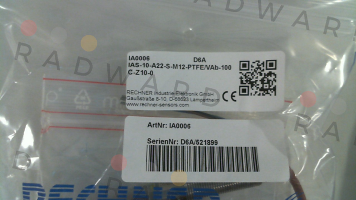 Rechner-P/N: IA0006 Type: IAS-10-A22-S-M12-PTFE/VAb-100C-Z10-0 price