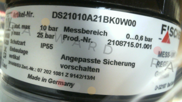 Fischer-DS21010A21BK0W00 price