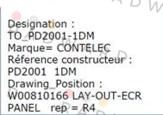 Contelec-PD2001 - 1DM 1KO/1KO/J - OEM  price