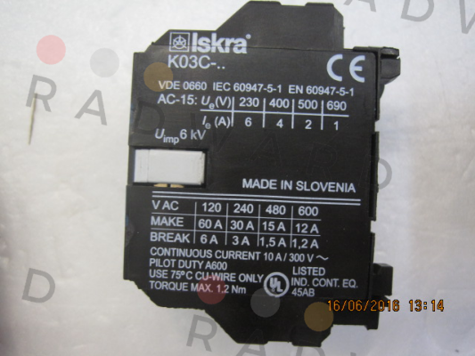 Fanal-K03C-22 24V price