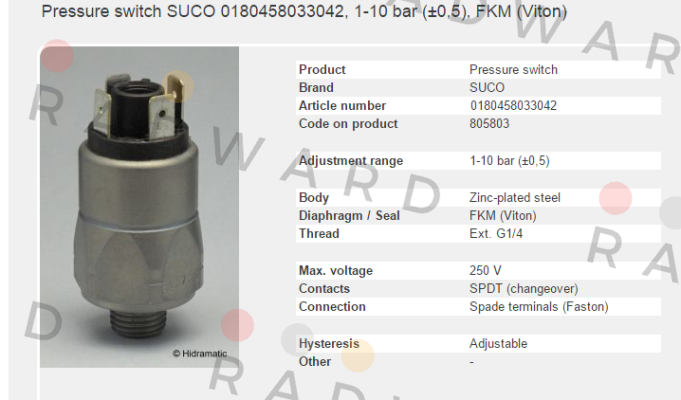 Suco-0180-45803-3-042 price