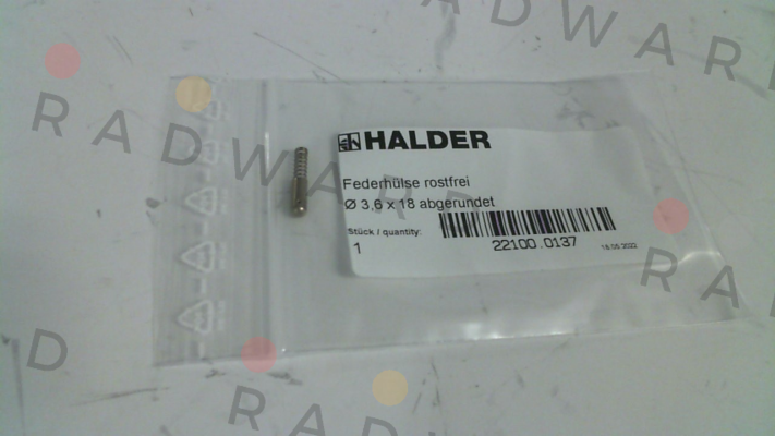 Halder-Order No. 22100.0137 price