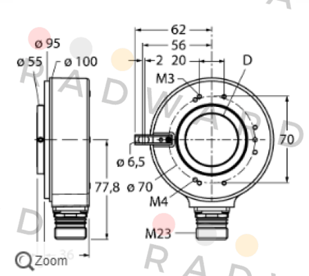 Turck-RI-42H25S4-2B2048-12M23 price