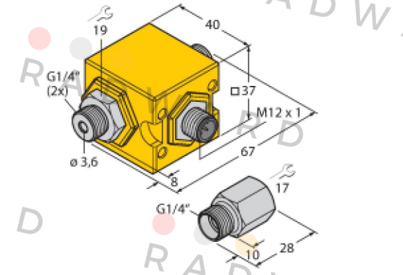 Turck-FCIC-G1/4A4P-LIL-H1141/1.0 price