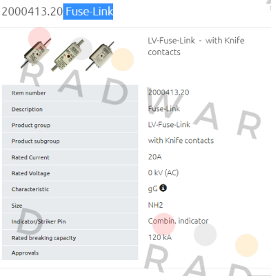 Siba-2000413.20 price