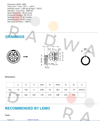 Lemo-ECA.1B.307.CLV price