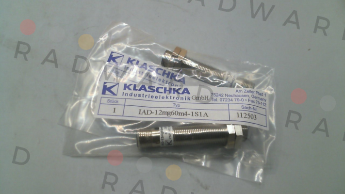 Klaschka-P/N: 112503, Type: IAD-12mg60m4-1S1A price