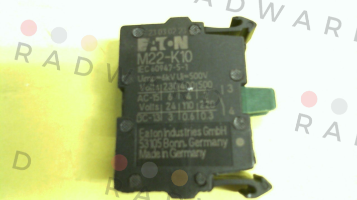 Moeller (Eaton)-p/n: 216376, Type: M22-K10 price