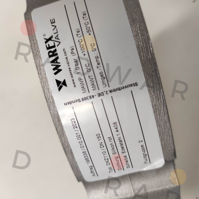 Warex-DKZ110 DN 150 price