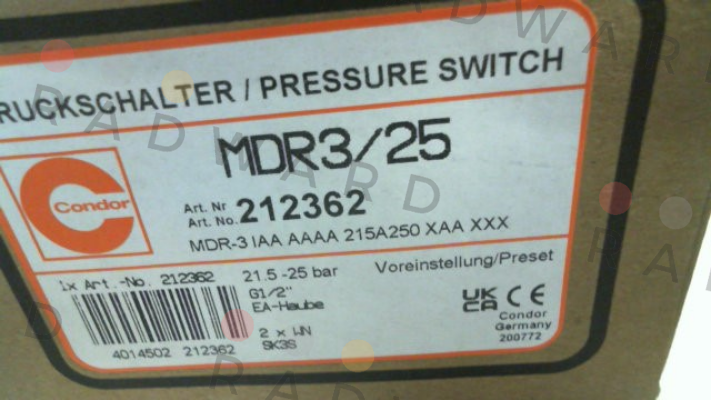 Condor-MDR 3/25  272885 price