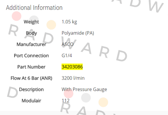 Asco-34203086  price