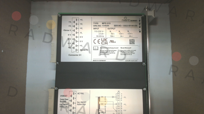 Schroff-001 13100-205    MPS 015 price